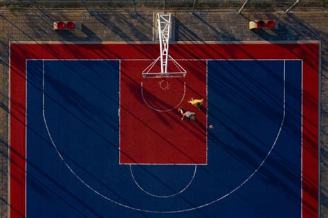 drone view   basketball player  basketball court stock photo  image  istock
