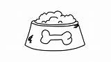Food Dog Drawing Draw Drawings Paintingvalley sketch template