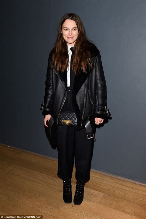 keira knightley rocks androgynous look in a shirt and tie daily mail