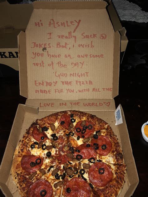 bad day  asked dominos   joke     wholesome note  rpics