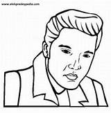 Presley sketch template