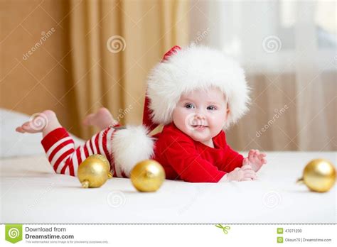 cute baby girl weared christmas clothes stock photo image  christmas baby pictures