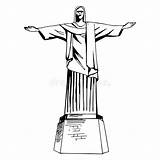 Redeemer Christ Statue Clipart Vector Illustration Clip Hand Stock Preview Clipground sketch template
