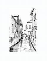 Venice Canals sketch template