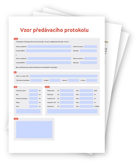 vzor predavaciho protokolu pro rok  zdarma