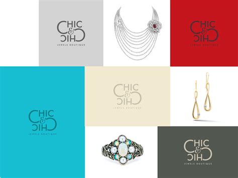 chic chic logo  jewellery dot creative studio