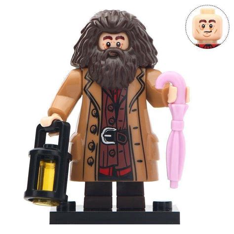 Minifigure Hagrid Rubeus From Harry Potter Movie Building