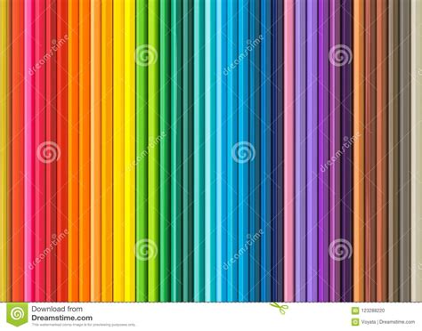 top view  color pencil  background stock illustration