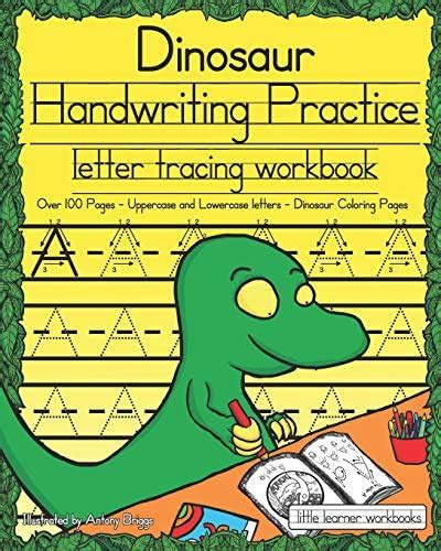 dinosaur handwriting practice letter tracing workbook  learner