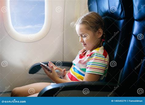 child  airplane fly  family kids travelpl stock image image  people holiday
