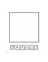 Coloring Pages Square Shapes Open Click sketch template