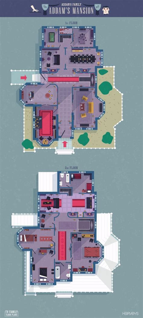 tv family floor plans addams family house tv show house house floor