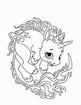 Unicorn Coloring Baby Pages Bubakids sketch template