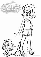 Polly Pocket Coloring Pages Printable Kids Toys House Figures Action Cool2bkids sketch template