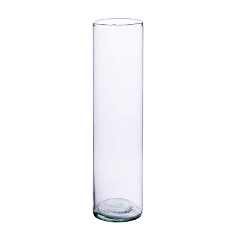 Glass Cylinder Vase H 70cm D 17cm Vases Cylinder Vases