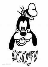 Goofy Coloring Pages Disney Kids Printable Face Cartoon Cool2bkids Color Halloween Printables Characters Cool Choose Board Print Template sketch template
