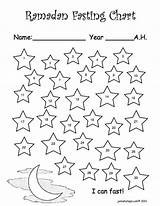 Ramadan Fasting Kids Chart Eid Children Activities Printable Crafts Coloring Pages Them They Islam Reward If Fitr Al Dua Ramadhan sketch template