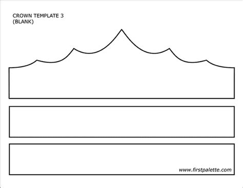 printable simple crown template prntblconcejomunicipaldechinugovco