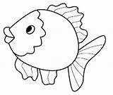 Fish Coloring Cute Pages Color Printable Getcolorings Print sketch template