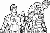 Avengers Coloring Pages Printable Kids Pdf Adults Color Hulk Man Iron America Captain Print First Easy Cute sketch template