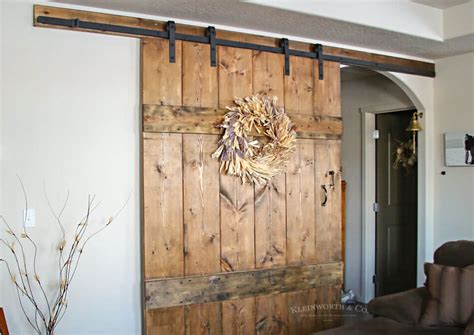 wide rustic barn door kleinworth