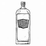 Gin Selection Cocktails Recipes sketch template