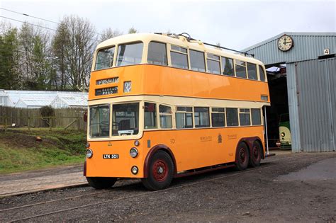 newcastle trolleybus  beamish transport