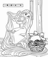 Coloring Easter Princess Pages Disney Tangled Rapunzel Sleeping Beauty Book Frozen sketch template