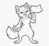 Furry Base Dog Fox Skull Ych Flag Details Transparent Pride Fullbody Kindpng Seekpng Pngfind sketch template