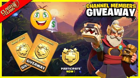 gold pass giveaway members only youtube