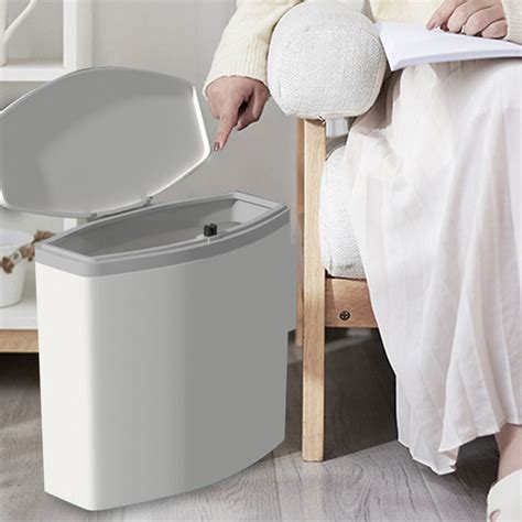 plastic smal type prullenbak toiletpers type afvalbak vuilnisbak