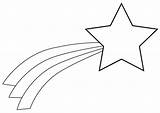 Fugaz Fugaces Natale Stjerneskud Cometa Tegninger Colorare Stars Supercoloring Outline Disegni Jule Colouring Stjerne sketch template
