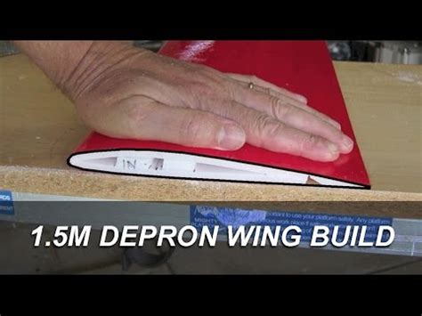 depron wing build youtube