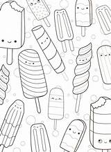 Coloring Pages Cute Food Kawaii Adults Adult Book Sheets Printable Super Kids Yummy Girls Colouring Color Fresh Stock Boyfriend Coloriage sketch template