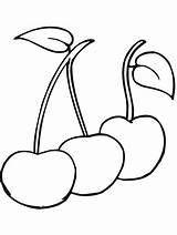 Coloring Pages Primarygames Cherry Printable Fruit Vegetable Choose Board Science sketch template