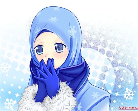 Gambar Kartun Muslimah Cantik Terbaru 2018 Gambar Kartun