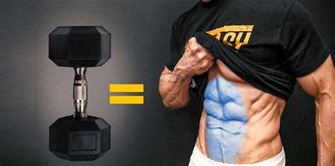 best dumbbell exercises for a rippled midsection fitness volt