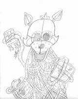 Lolbit Pages Coloring Template sketch template