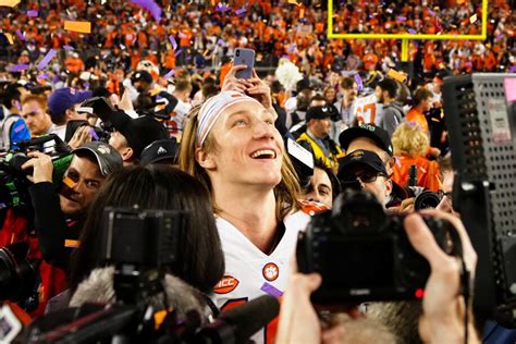 college football s newest darling is clemson s trevor lawrence a