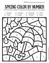 Kindergarten Umbrella Math Lowercase Showers Porozhe Prep sketch template