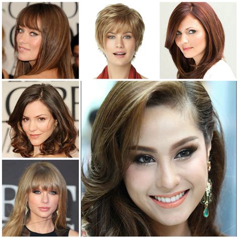 hairstyles   face shape   haircuts