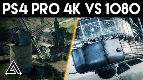 Battlefield 1 Ps4 Pro 4k Vs 1080p Gameplay Youtube