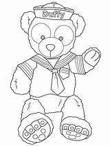 Teddy Colorir Duffy Peluche Fofo Oso Urso Osito Fofos Colorironline Desenhos sketch template