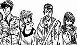Riverdale Coloring Cast Pages Archie Characters Wecoloringpage Comic Comics sketch template