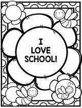 School Coloring Pages Freebie Signs Back Followers sketch template