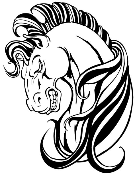 cartoon horse coloring pages   cartoon horse coloring