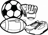 Sports Coloring Pages Balls Equipment Sport Drawing Rugby Getdrawings Printable Color Print Getcolorings Colorin sketch template