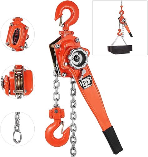 lever block chain hoist manual winches block  tackle alloy steel chain ratchet lever hoist