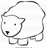 Sheep Clipart Coloring Flock Advertisement sketch template