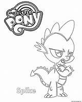 Spike Coloriage sketch template